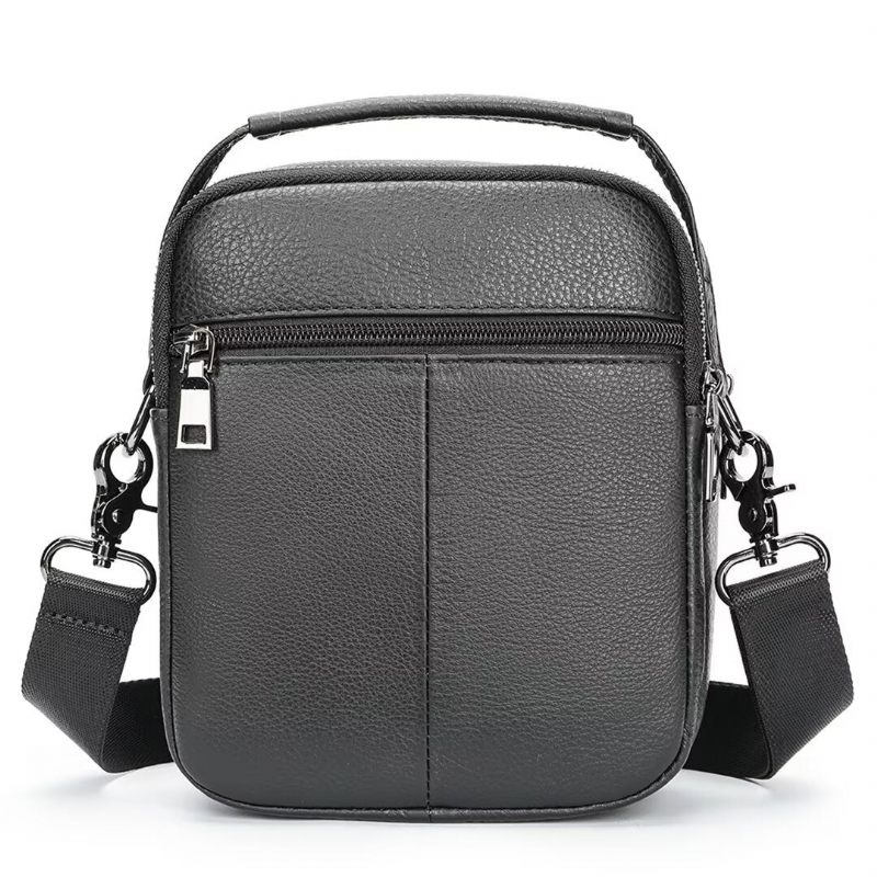 Bolsa Ombro Masculina Couro Aristocrat's Appeal - Preto