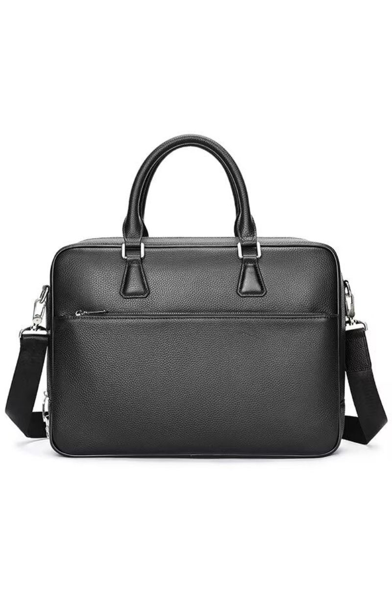 Bolsa Ombro Masculina Couro Elite Executiva - Preto