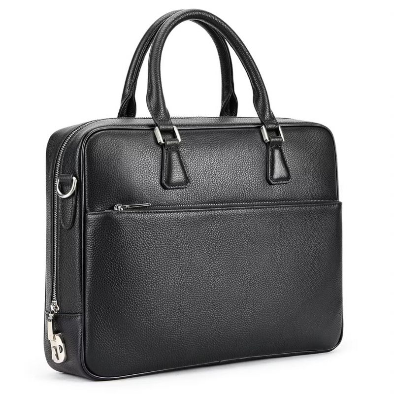 Bolsa Ombro Masculina Couro Elite Executiva - Preto