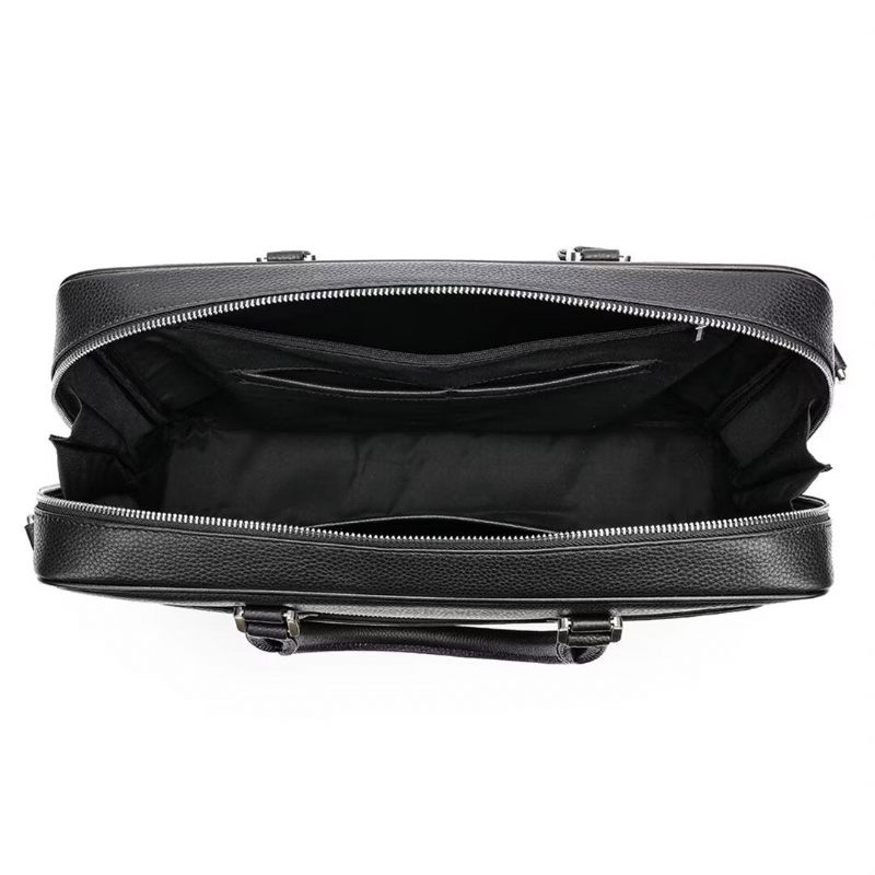 Bolsa Ombro Masculina Couro Elite Executiva - Preto