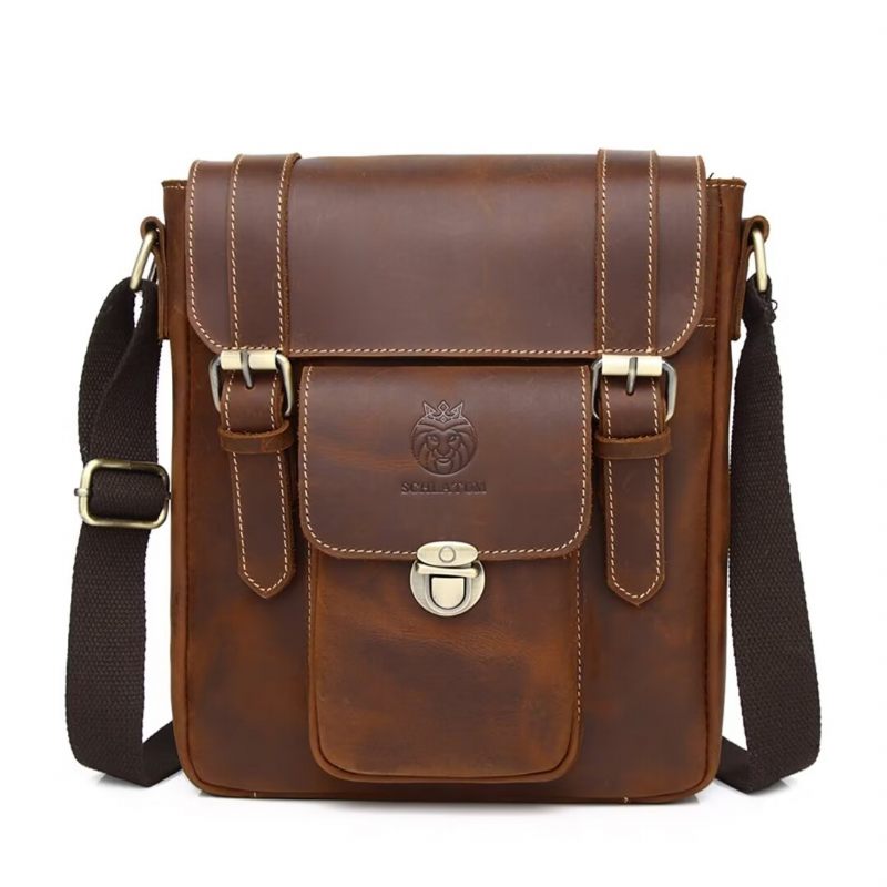 Bolsa Ombro Masculina Couro Imperial