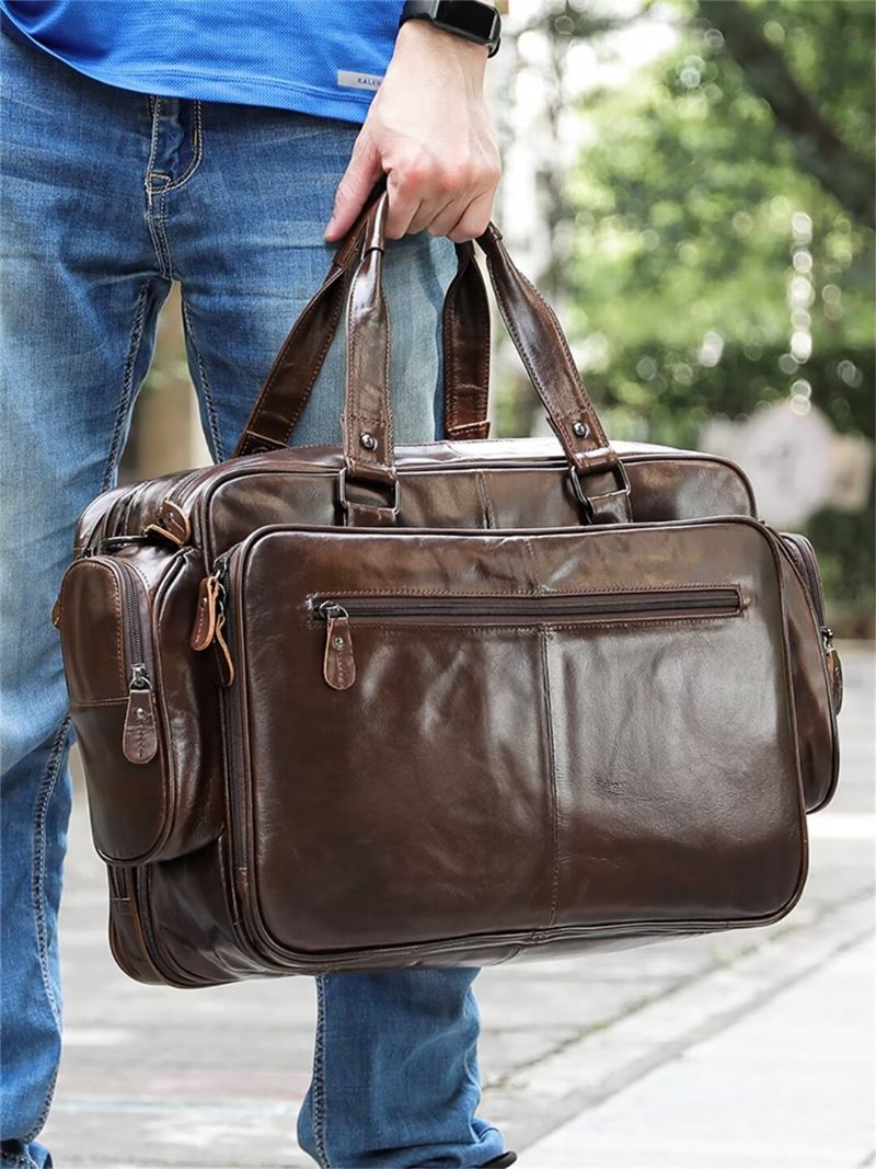 Bolsa Ombro Masculina Couro Metropolitan Maverick - Café