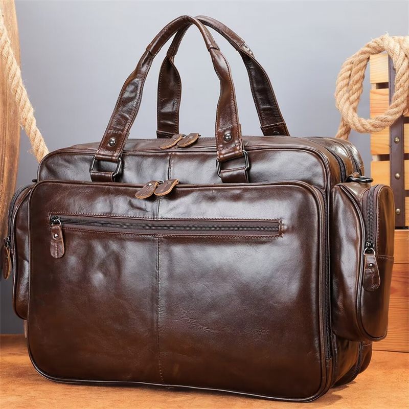 Bolsa Ombro Masculina Couro Metropolitan Maverick - Café