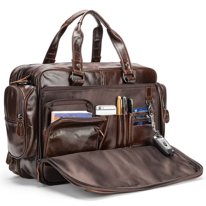 Bolsa Ombro Masculina Couro Metropolitan Maverick - Café