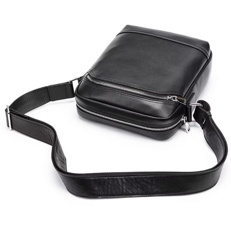 Bolsa Ombro Masculina Couro Sovereign Statement - Preto1