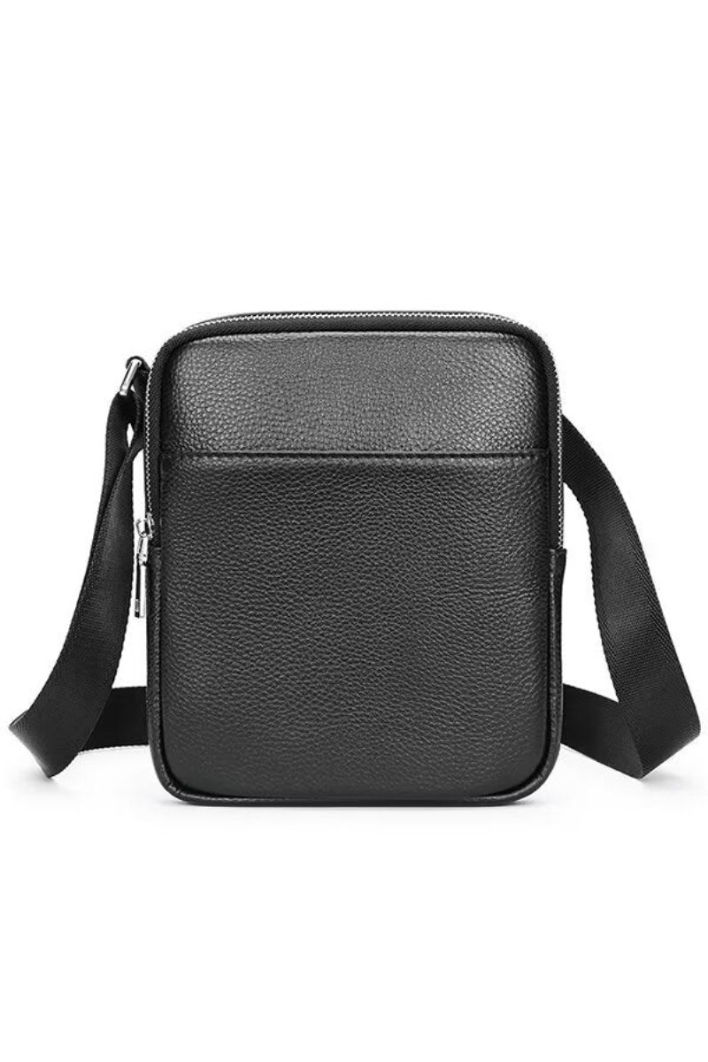 Bolsa Ombro Masculina Couro Sovereign Statement - Preto1