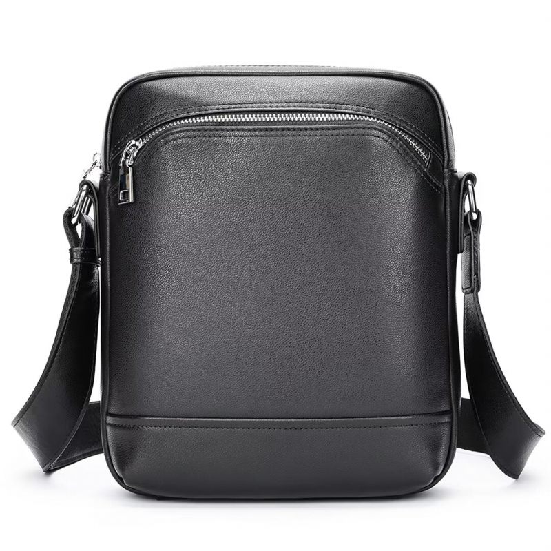 Bolsa Ombro Masculina Couro Sovereign Statement - Preto1