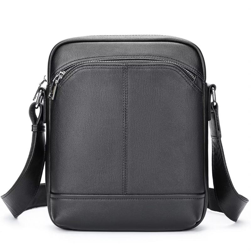 Bolsa Ombro Masculina Couro Sovereign Statement - Preto1