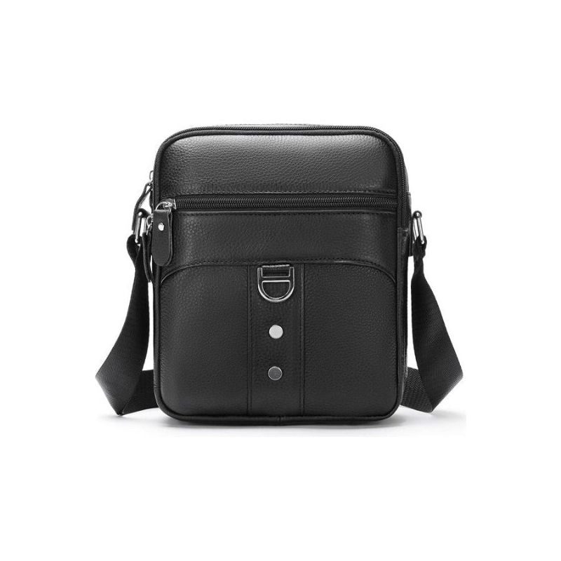 Bolsa Ombro Masculina Elegância Exótica Mensageiro Couro