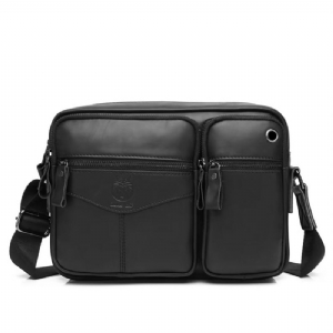 Bolsa Ombro Masculina Elegante Couro Voyager