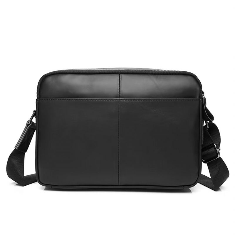 Bolsa Ombro Masculina Elegante Couro Voyager - Preto