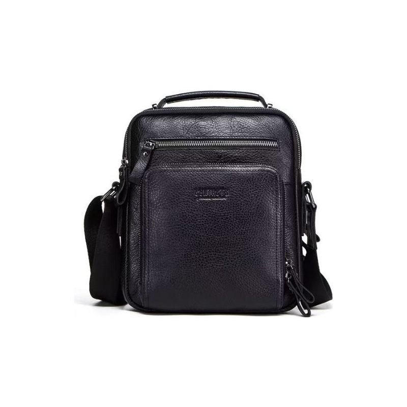 Bolsa Ombro Masculina Elegante Crossbody Couro Crazy Horse