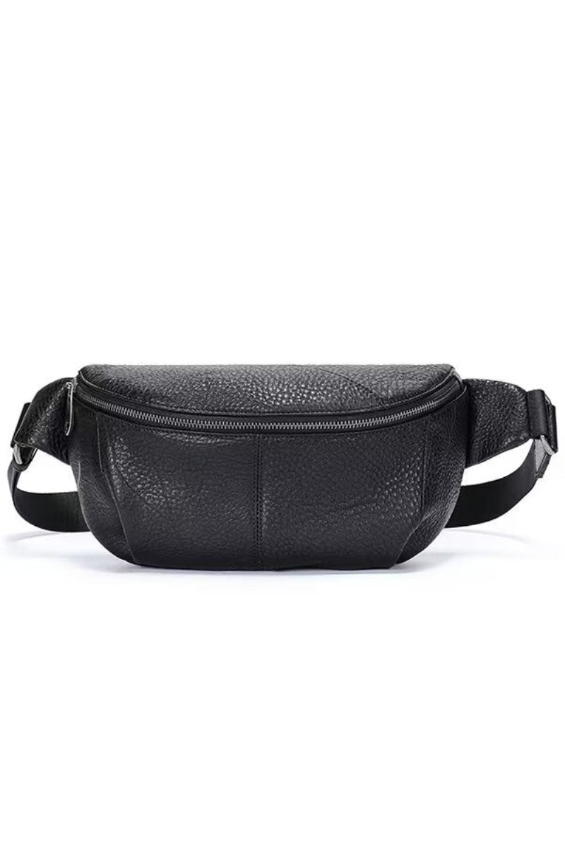 Bolsa Ombro Masculina Elite Explorer Couro - Preto