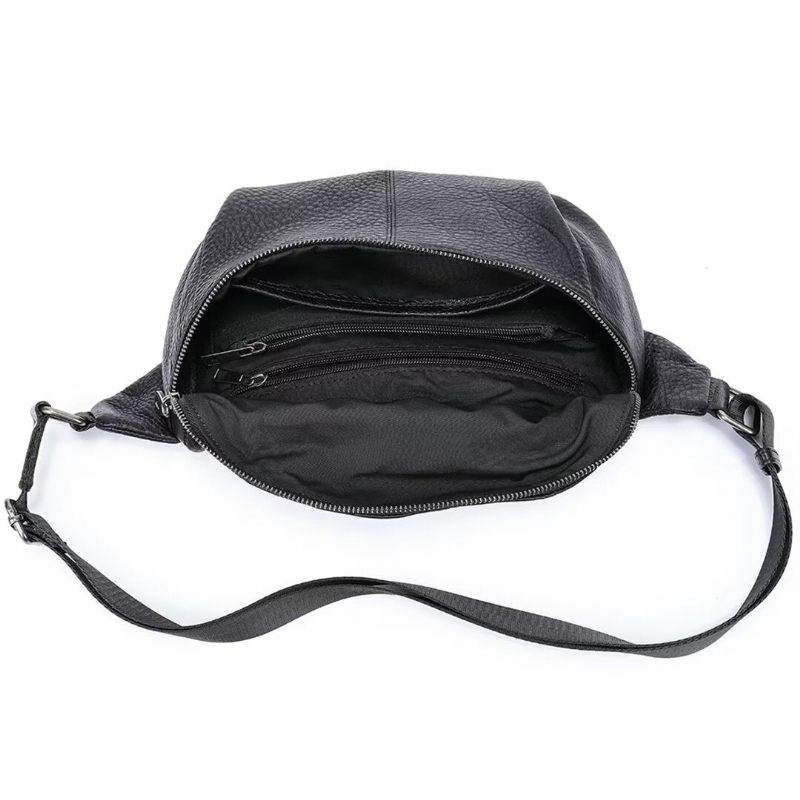 Bolsa Ombro Masculina Elite Explorer Couro - Preto