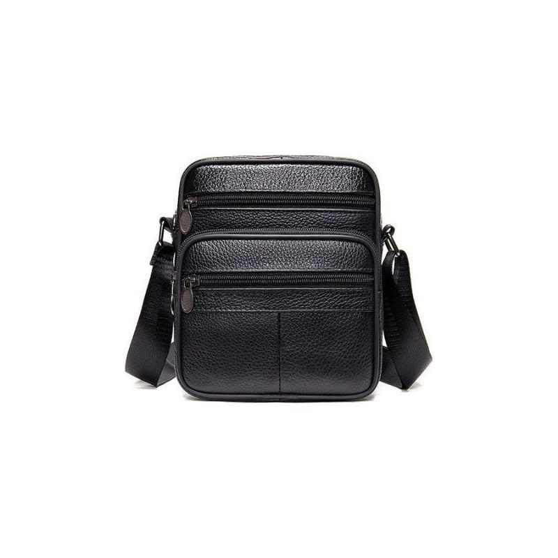 Bolsa Ombro Masculina Luxo Com Aba Couro Exótico Mensageiro Crossbody