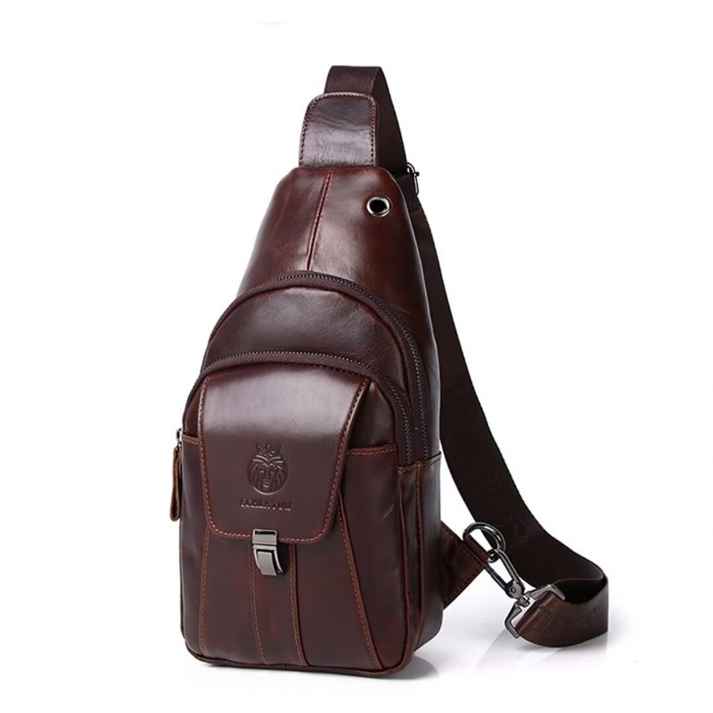 Bolsa Ombro Masculina Metropolitan Leather Journey Tote - Preto