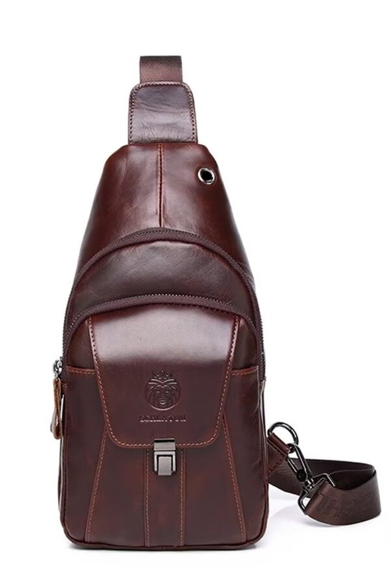 Bolsa Ombro Masculina Metropolitan Leather Journey Tote - Preto