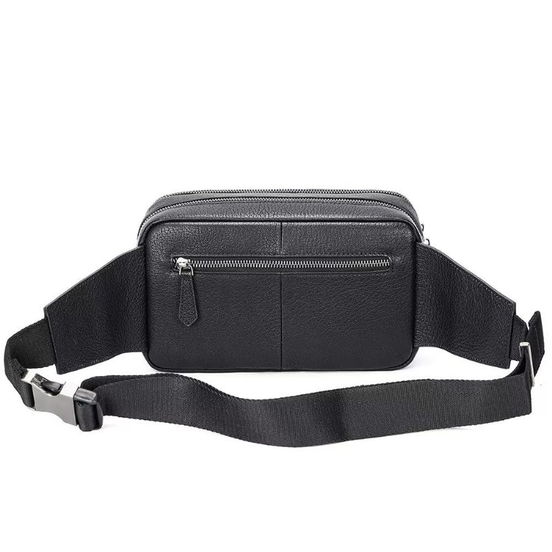 Bolsa Ombro Masculina Multifuncional Versátil Cintura - Preto