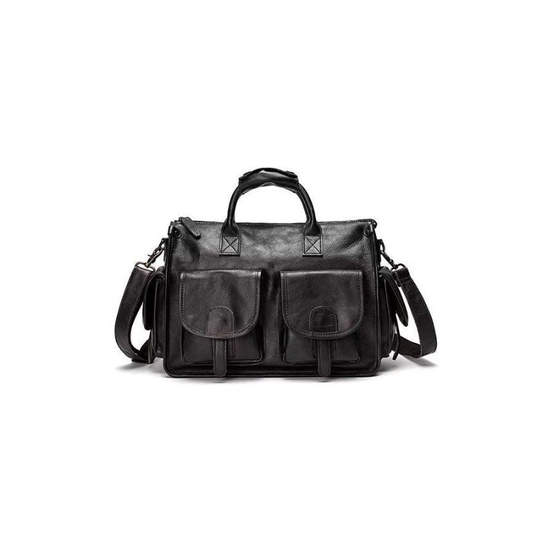 Bolsa Ombro Masculina Para Viagem - Preto