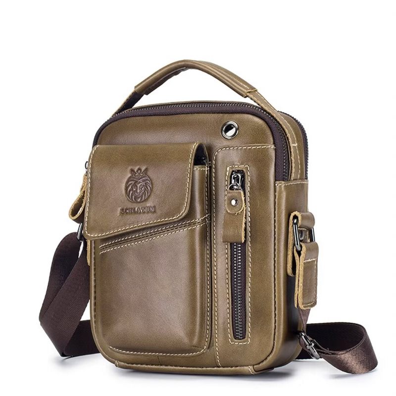 Bolsa Ombro Masculina Regal Urbanite Couro - Preto