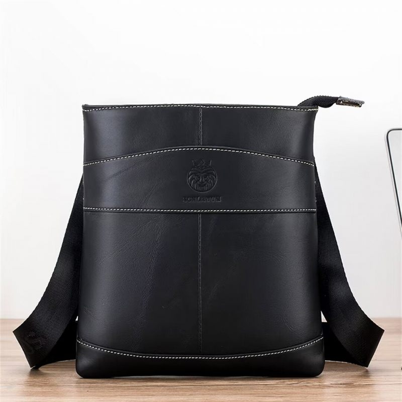 Bolsa Ombro Masculina Royal Roadster Couro - Preto