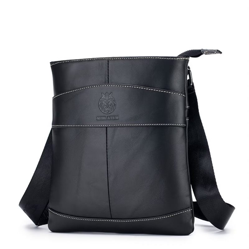 Bolsa Ombro Masculina Royal Roadster Couro - Preto