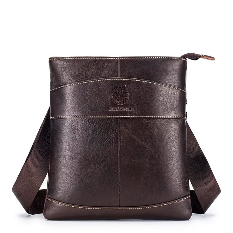 Bolsa Ombro Masculina Royal Roadster Couro - Preto