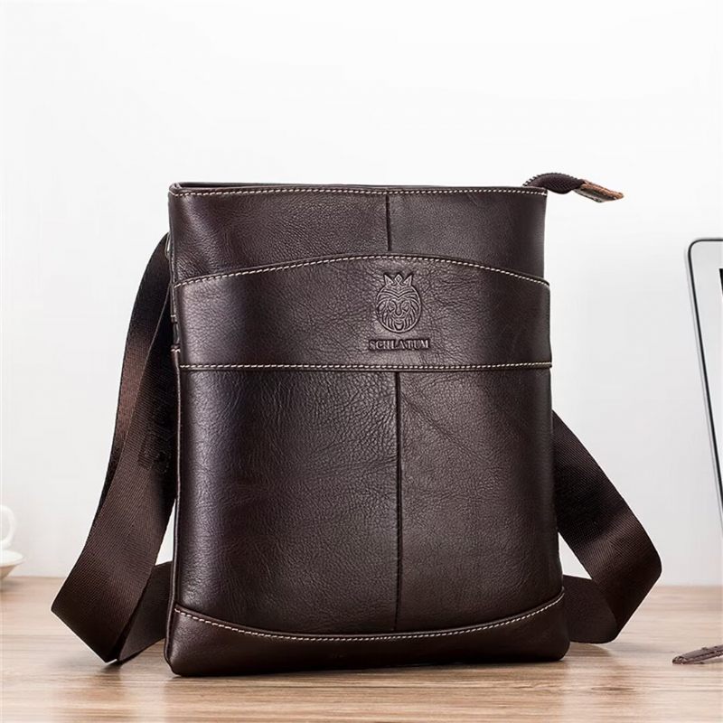 Bolsa Ombro Masculina Royal Roadster Couro - Preto