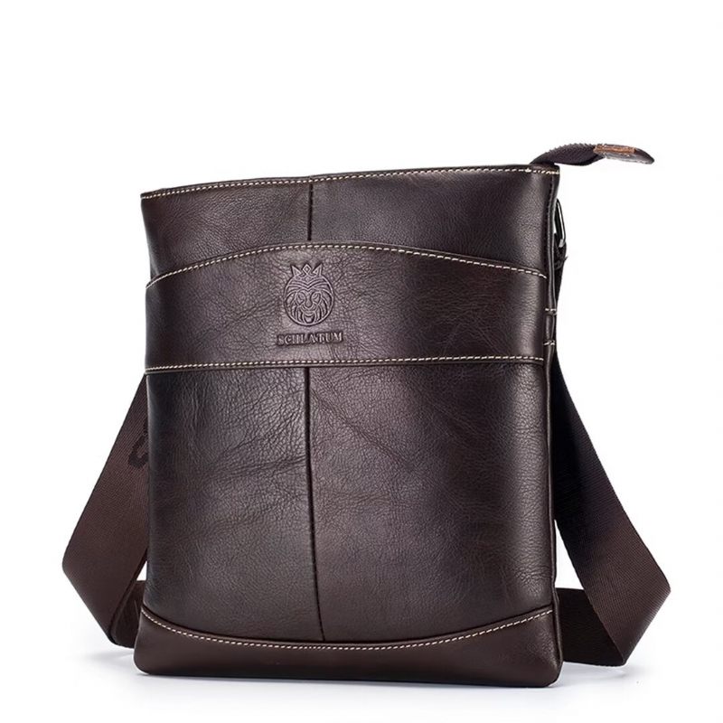 Bolsa Ombro Masculina Royal Roadster Couro - Preto