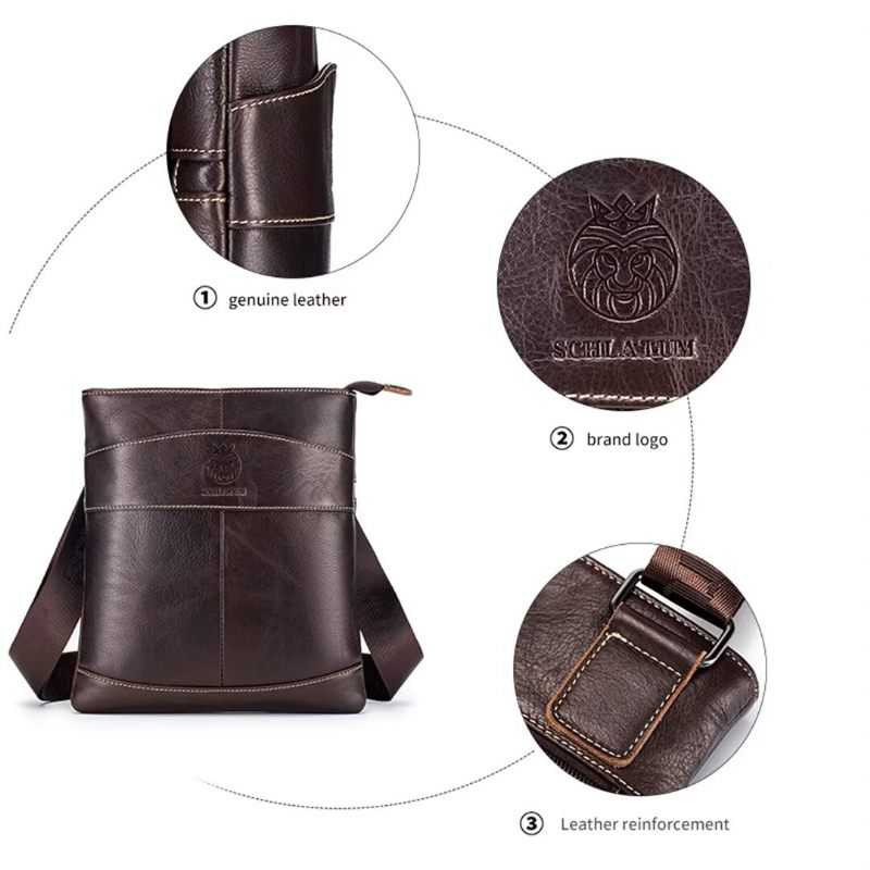 Bolsa Ombro Masculina Royal Roadster Couro - Preto