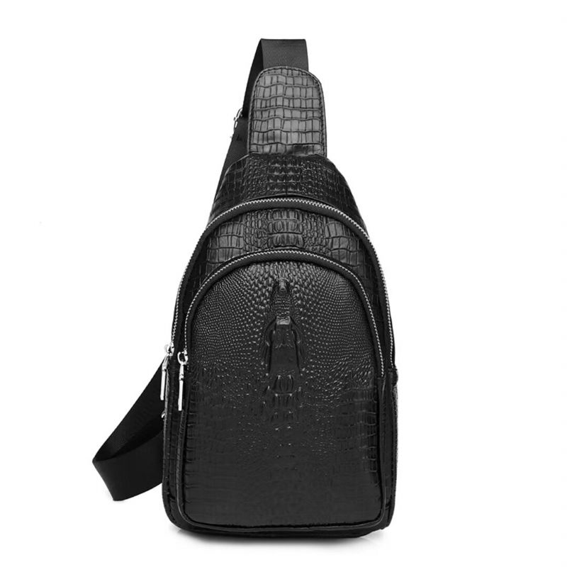 Bolsa Ombro Masculina Sofisticada Couro Urbano