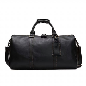 Bolsa Ombro Masculina Viagem Couro Vaca