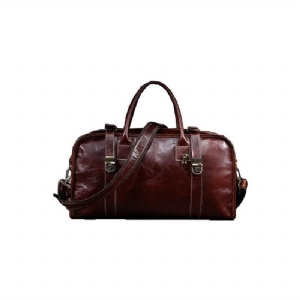 Bolsa Ombro Masculina Vintage Viagem Couro Luxo