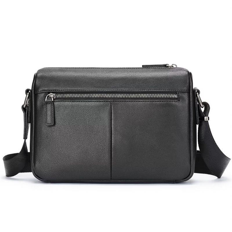 Bolsas Ombro Masculinas Bolsa Couro Triumph Da Trailblazer - Preto