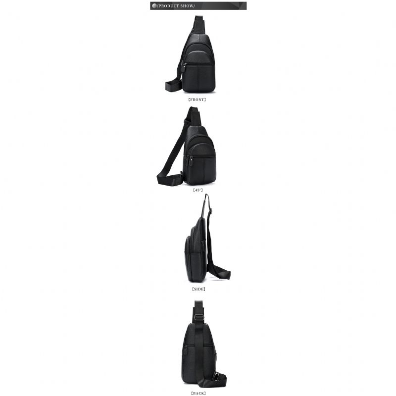 Bolsas Ombro Masculinas Bolsa Mensageiro Chique - Preto