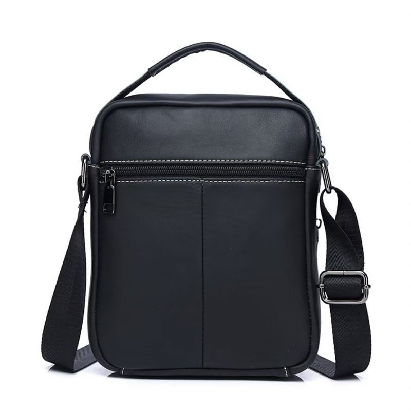 Bolsas Ombro Masculinas Majestic Journey Couro Holdall - Preto