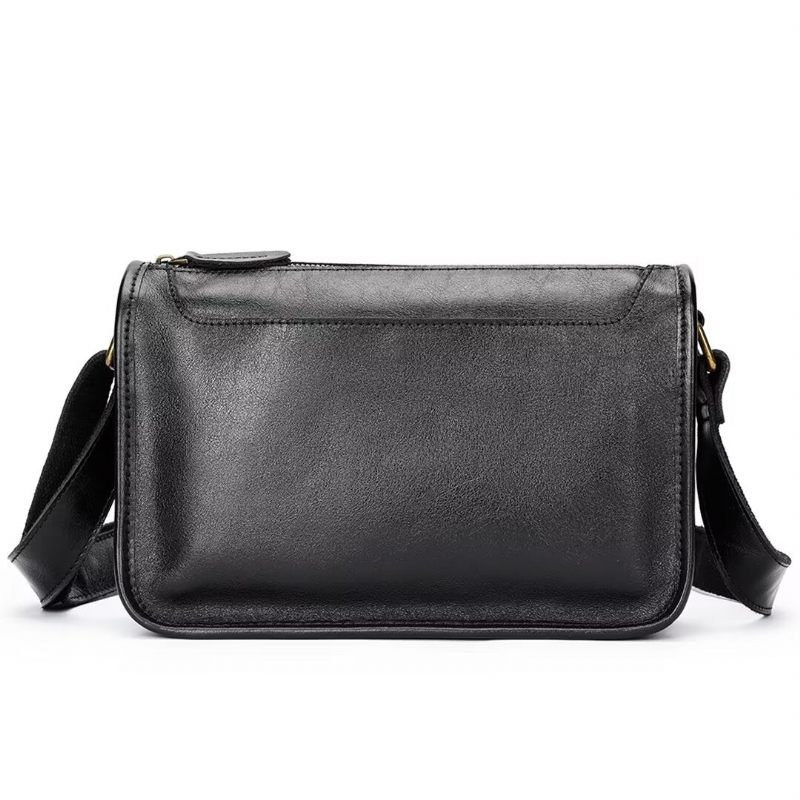 Bolsas Ombro Masculinas Regal Bolsa Couro Refinado - Preto1