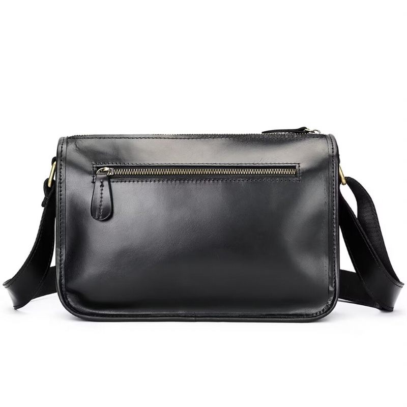 Bolsas Ombro Masculinas Regal Bolsa Couro Refinado - Preto1