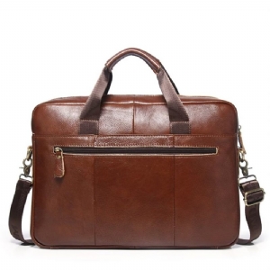 Bolsas Ombro Masculinas Regal Square Leather Portfolio