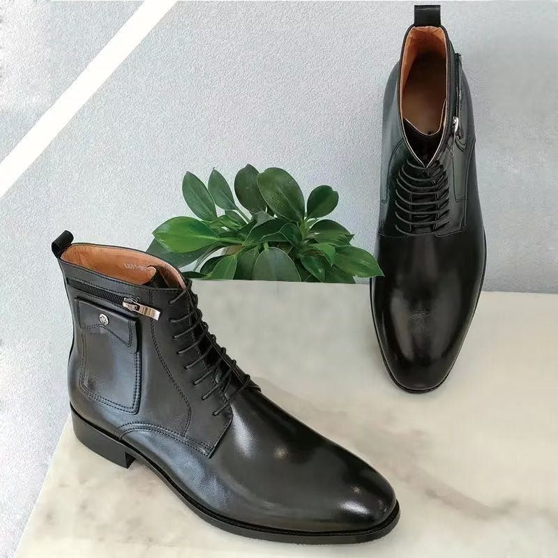 Botas Masculinas Cano Alto - Preto