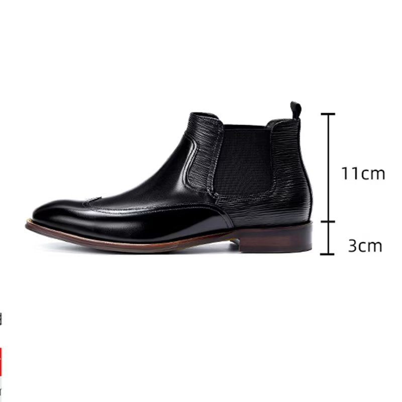 Botas Masculinas Chelsea Elegantes - Café