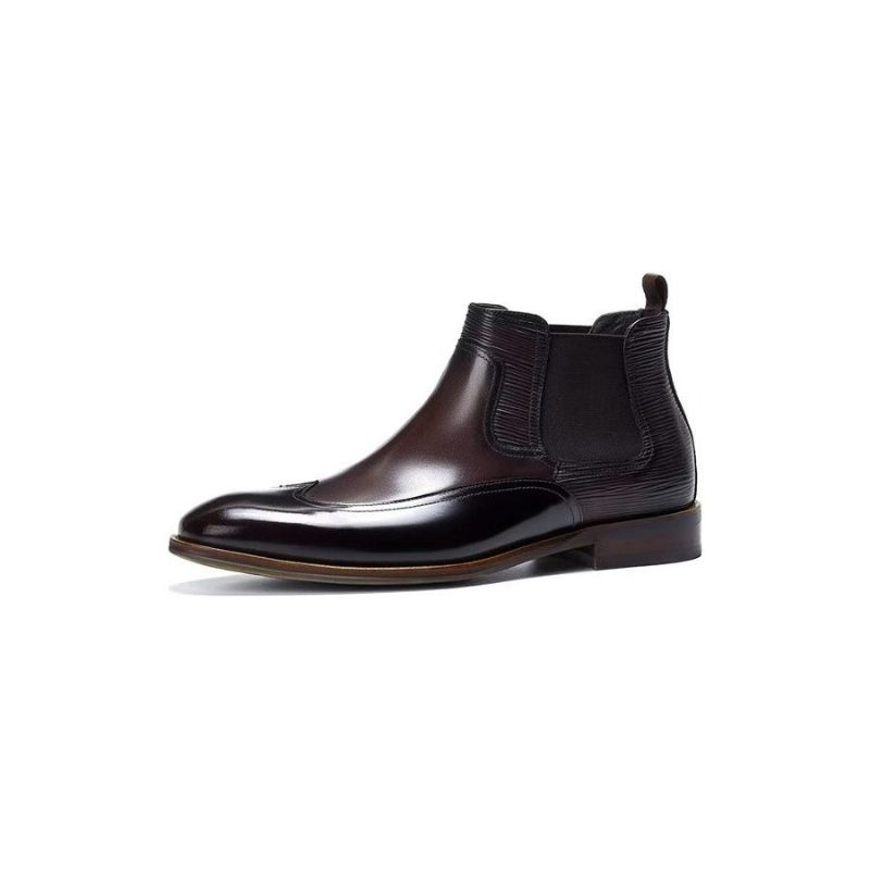 Botas Masculinas Chelsea Elegantes - Café