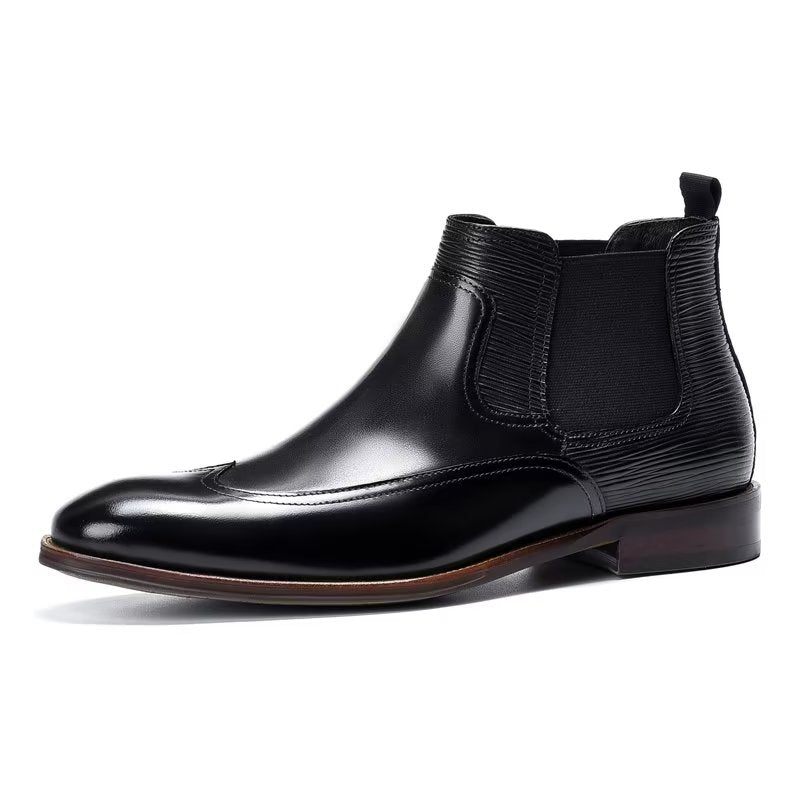 Botas Masculinas Chelsea Elegantes - Preto