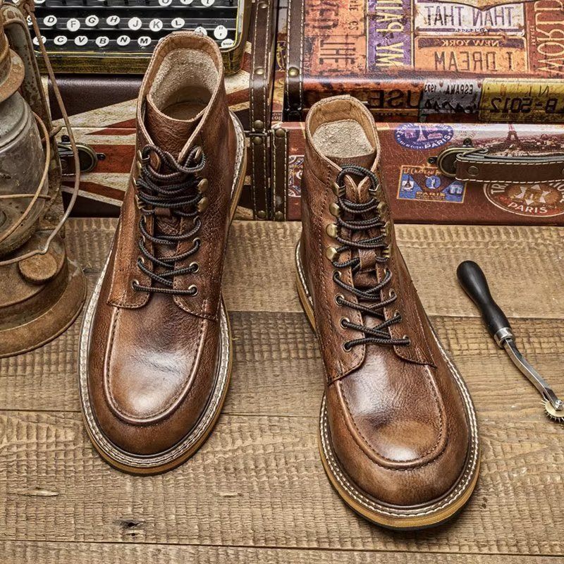 Botas Masculinas Chiques - Café