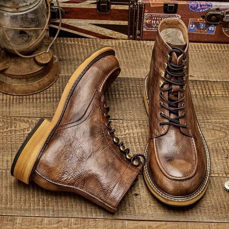 Botas Masculinas Chiques - Café