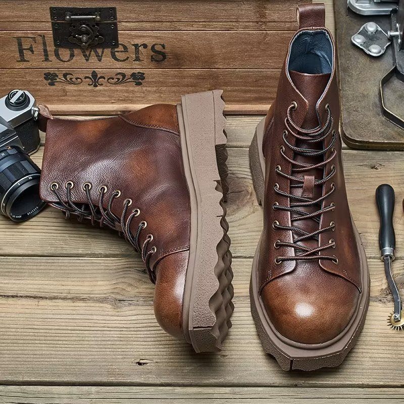 Botas Masculinas Chiques - Café