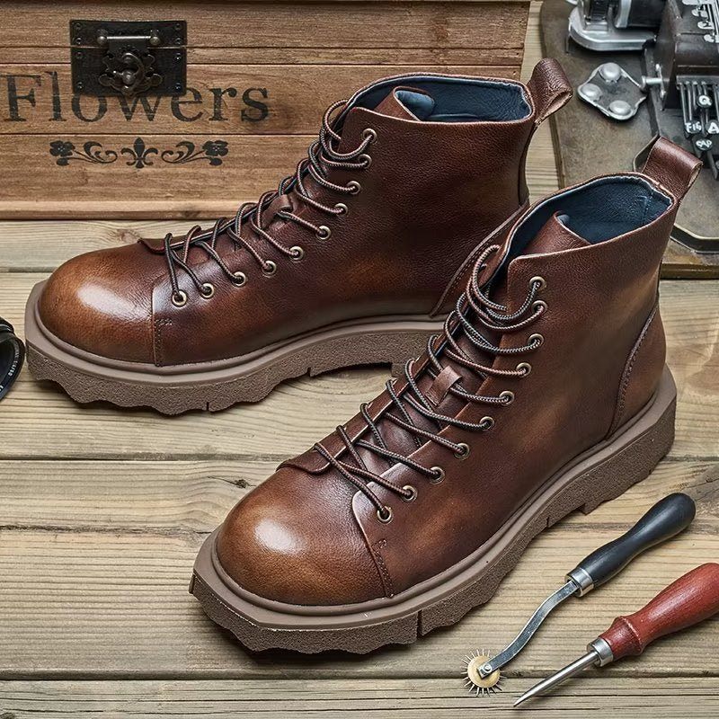 Botas Masculinas Chiques - Café