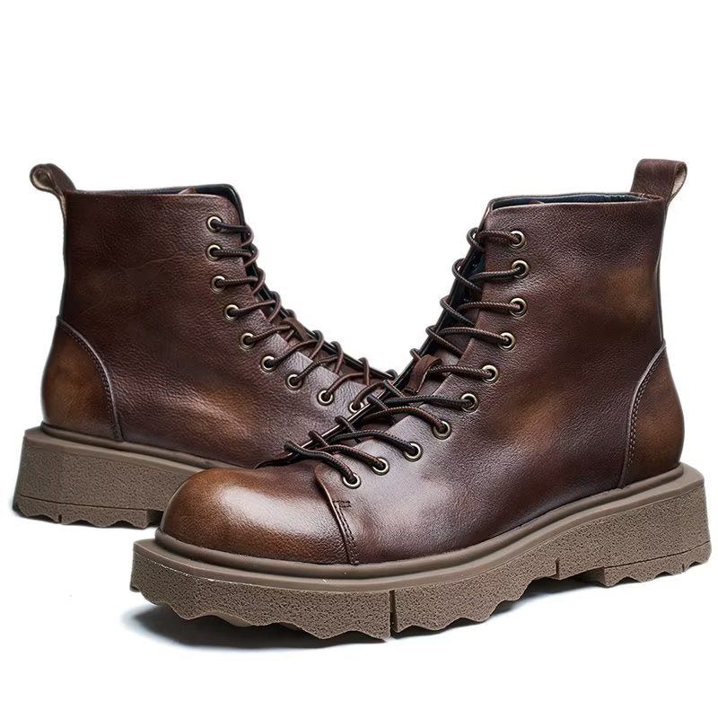 Botas Masculinas Chiques - Café