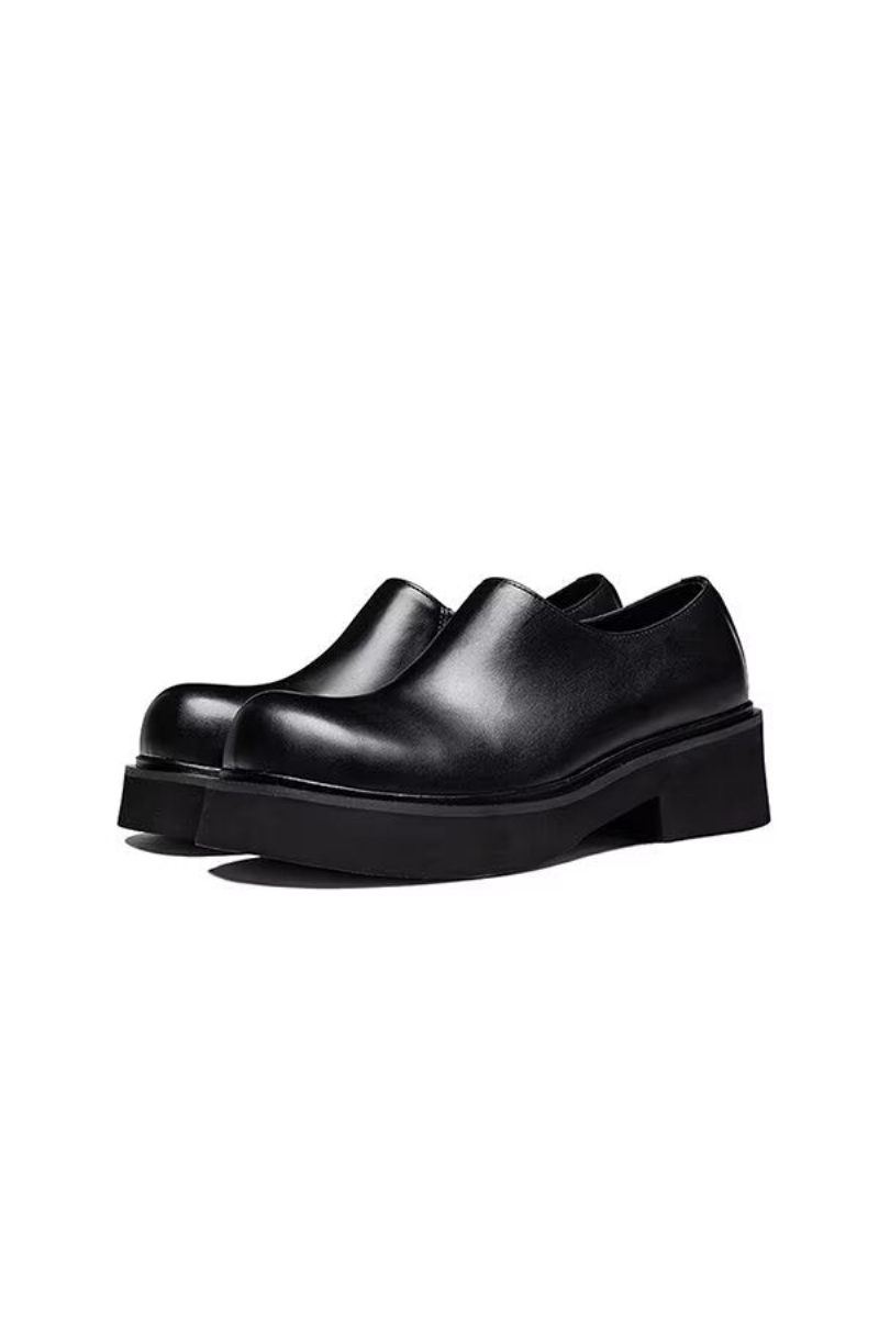 Botas Masculinas Clássicas Couro Slip-on