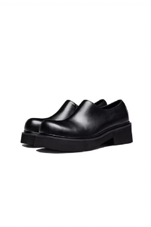 Botas Masculinas Clássicas Couro Slip-on